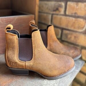 NWOT- FRYE- Safety Crafted Brown Chelsea Work Boot- Women’s Size 8- Steel Toe